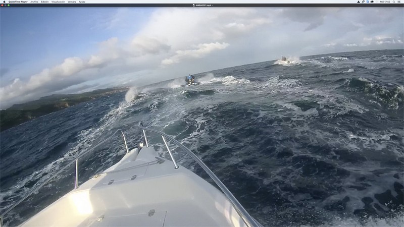 Duras condiciones en el Campeonato Navarro de Pesca Submarina